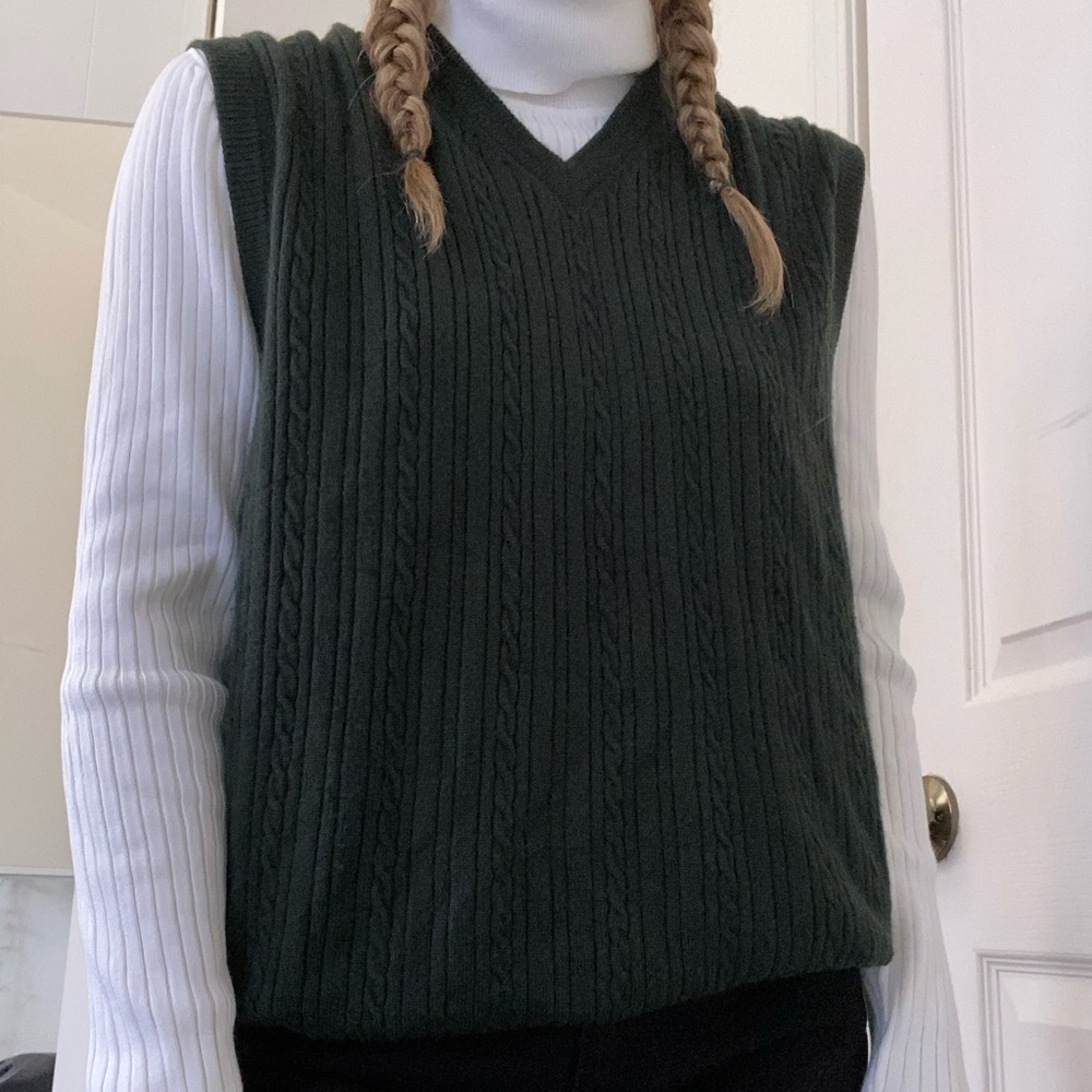 Forest Green Dockers Sweater Vest